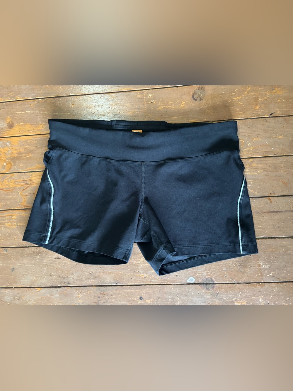 Lucy Shorts Lucy Black Fitted Shorts Bike Gym Yoga Lounge